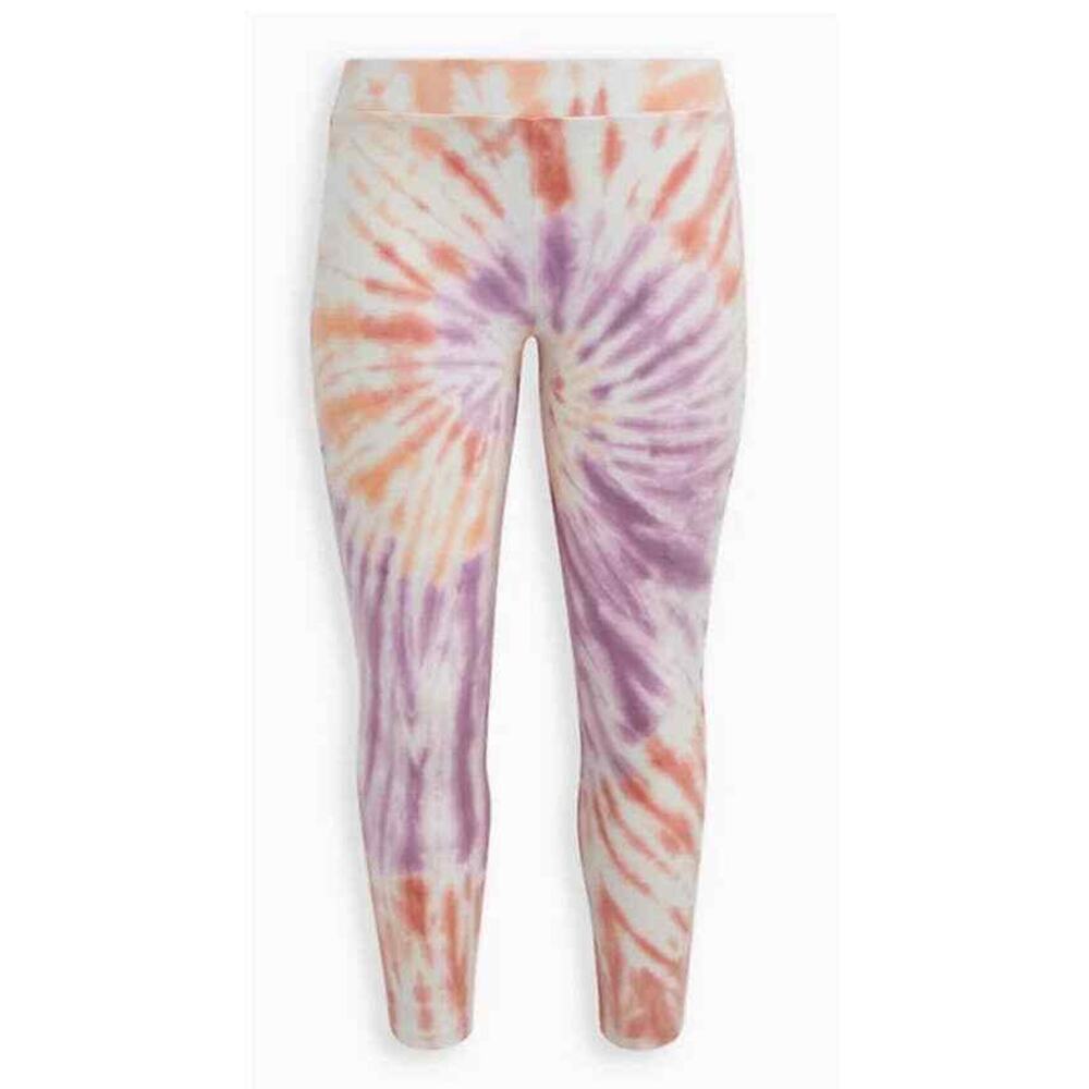 NEW TORRID Leggings Stretchy Size‎ 5X No See Through Tie Dye High Waist